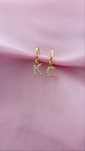 Load image into Gallery viewer, What’s My Name? Custom Initial Huggies Earrings