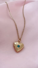 Load image into Gallery viewer, Gold Heart Locket Necklace
