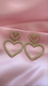 Heart of Diamonds Earrings