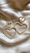 Load image into Gallery viewer, Heart of Diamonds Earrings