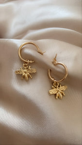 Queen Bee Huggies Earrings