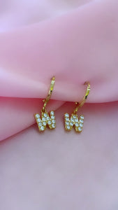 What’s My Name? Custom Initial Huggies Earrings