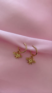 Queen Bee Huggies Earrings