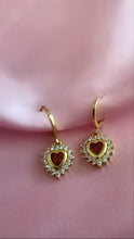 Load image into Gallery viewer, Heart of Rubies Huggies
