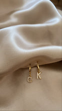 Load image into Gallery viewer, What’s My Name? Custom Initial Huggies Earrings
