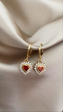 Load image into Gallery viewer, Heart of Rubies Huggies

